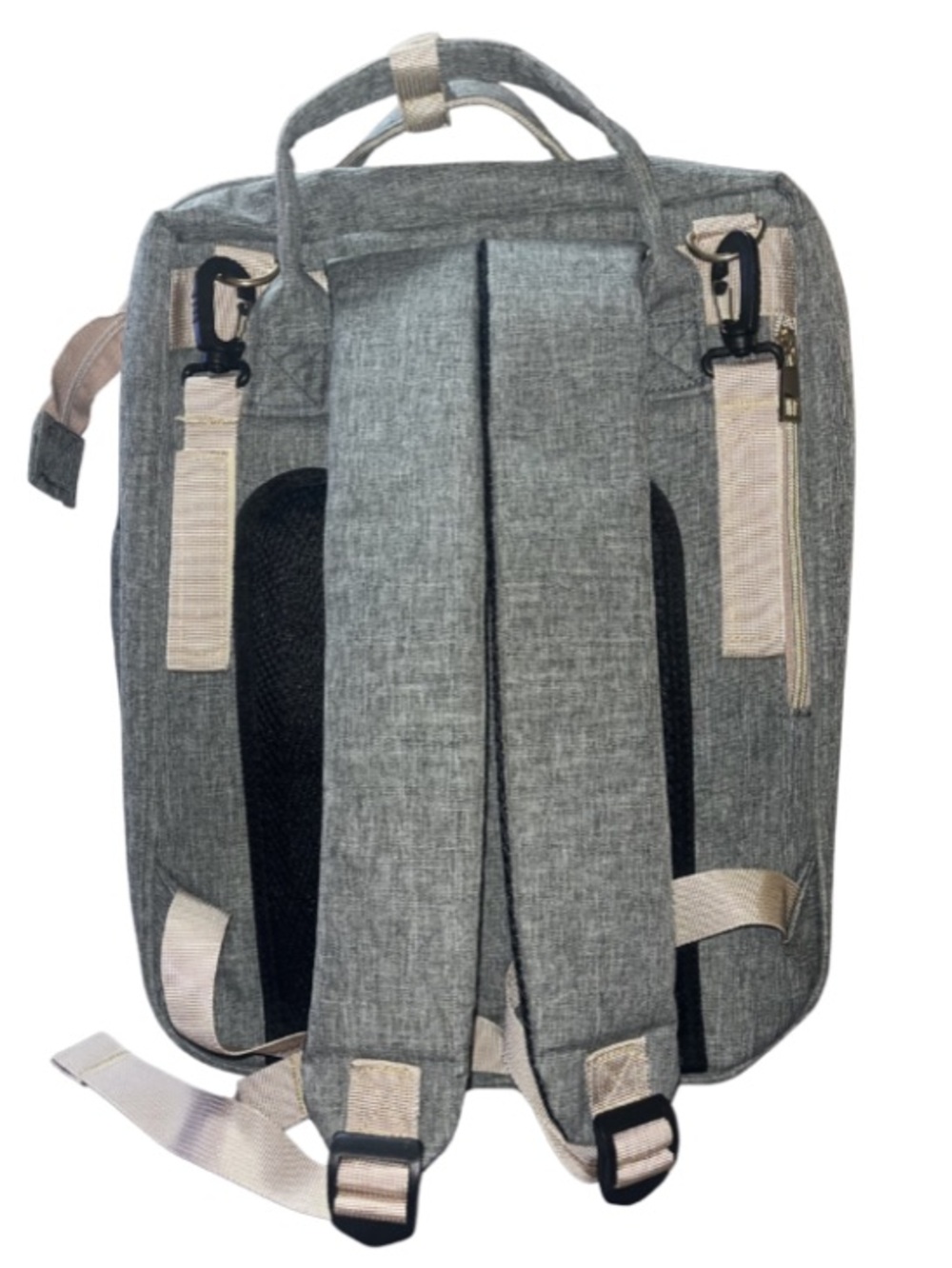 3-in-1 Multifunctional Diaper
Backpack w/Foldable
Changing Station Heather Grey - Picture 7 of 7